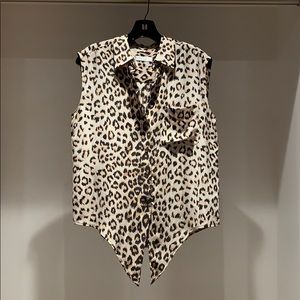 EQUIPMENT Leopard Blouse